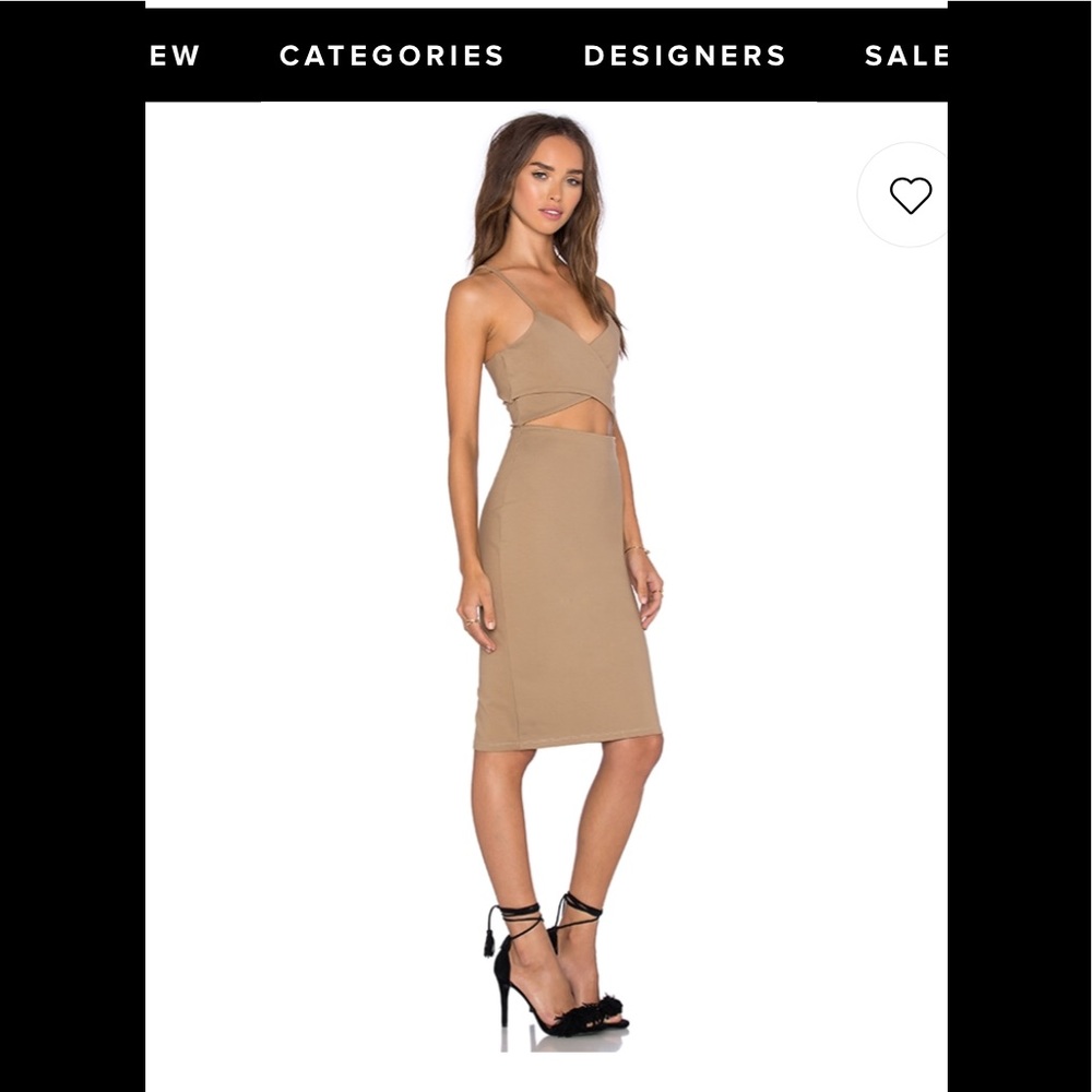 Tiger Mist cut out dress